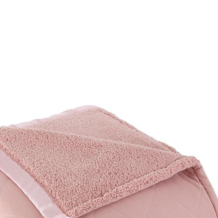 Shavel Micro Flannel Heating Technology Luxuriously Soft Stripe Sherpa Electric Blanket - Twin 62x84" - Metro Stripe