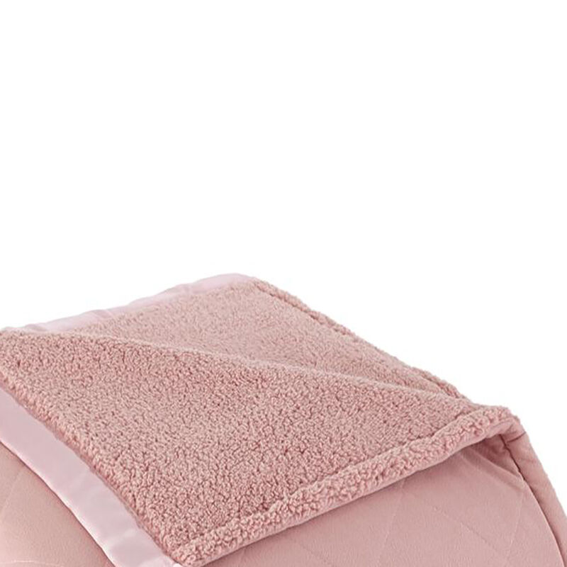Shavel Micro Flannel Heating Technology Luxuriously Soft Stripe Sherpa Electric Blanket - Twin 62x84" - Metro Stripe