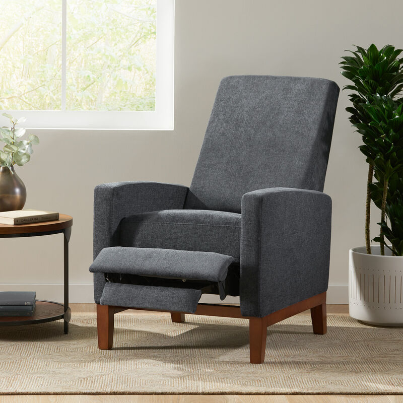 Merax Modern Wood Armchair Push Back Recliner