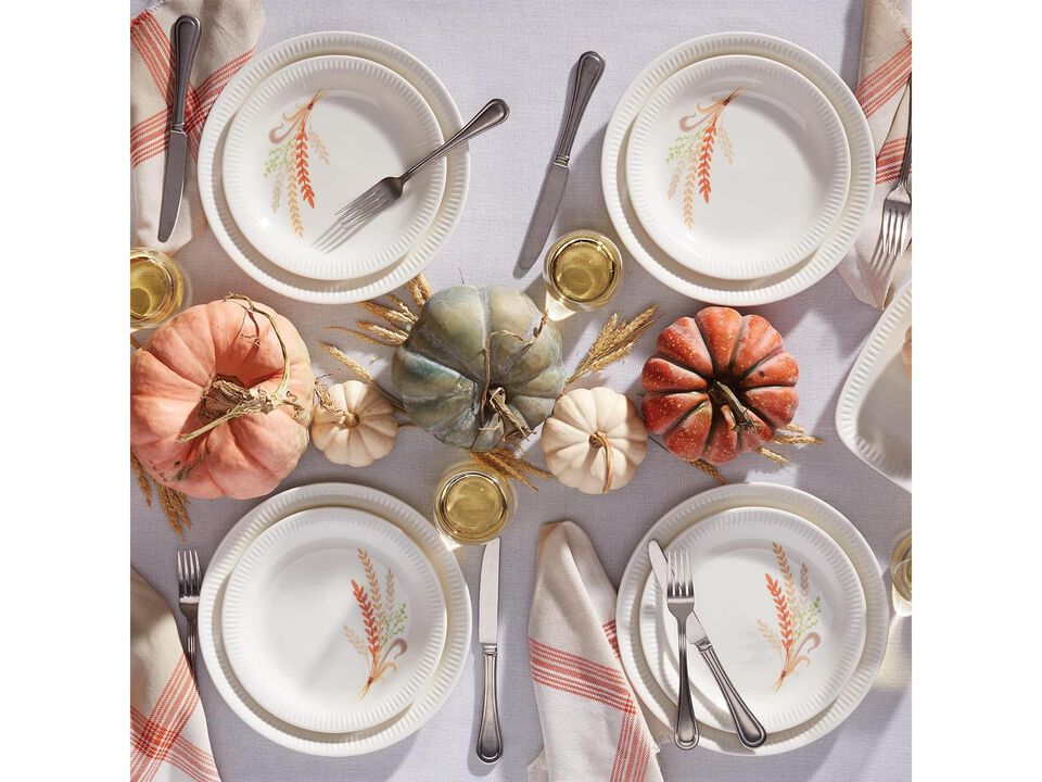 Lenox White Profile Porcelain 4-Piece Accent Plate Set