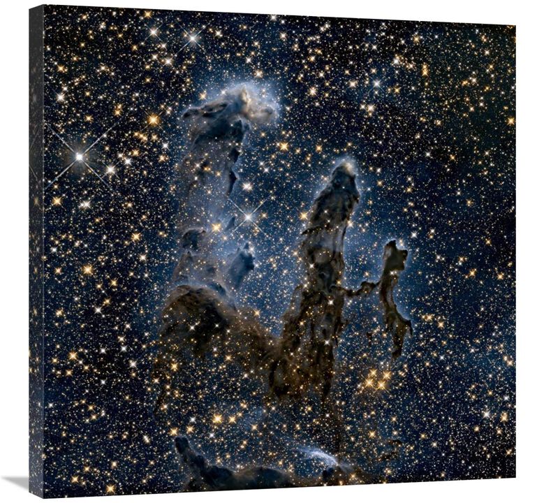 A Near-Infrared View of the Pillars of Creation-Canvas Art-30x30