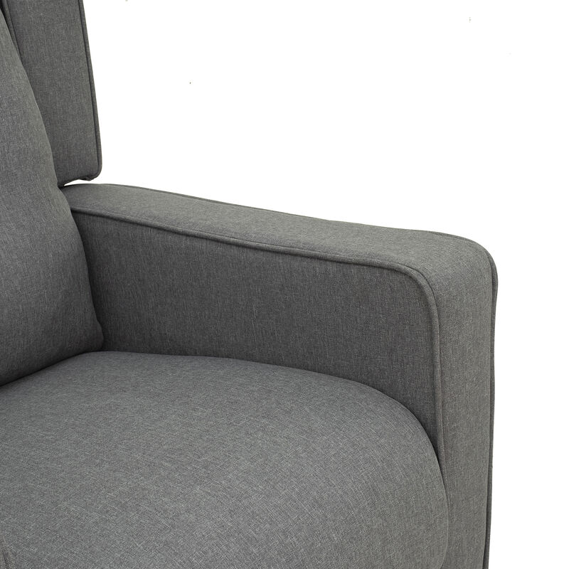 Manual Sofa Recliner Padded Seat Rocking Chair Lounger 360� Swivel w/Footrest