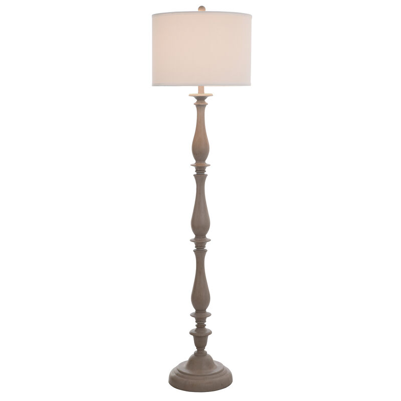 Cool Gray Floor Lamp
