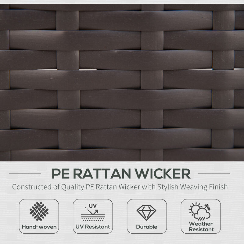 7PC Rattan Wicker Sofa Set Sectional Couch Cushioned Furniture Patio Outdoor