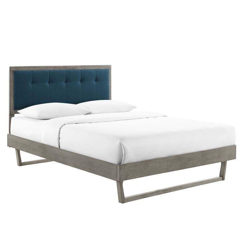 Modway - Willow Queen Wood Platform Bed with Angular Frame