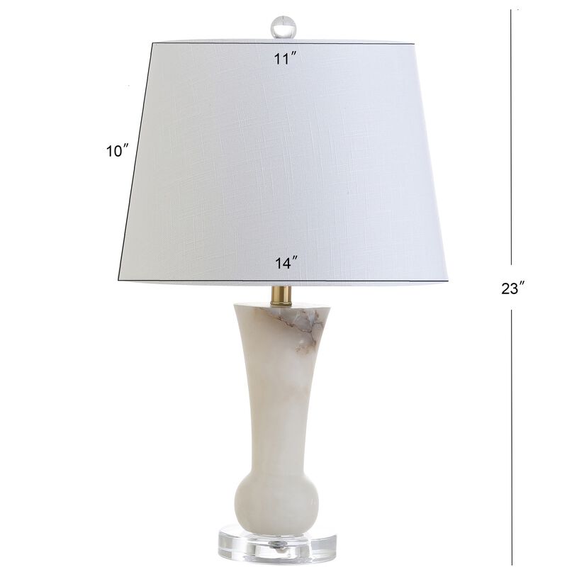 Eliza Alabaster LED Table Lamp