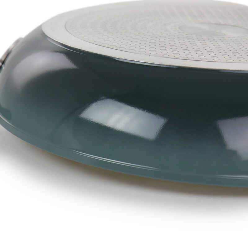 Oster Corbett 12 Inch Nonstick Aluminum Frying Pan in Gray