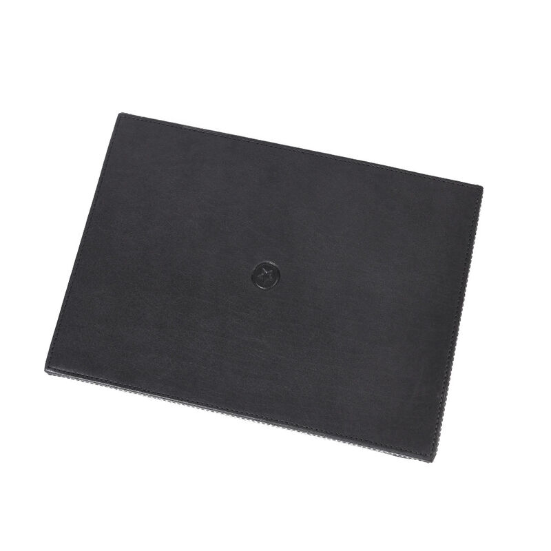 Ombra Leather Serving Tray - Black