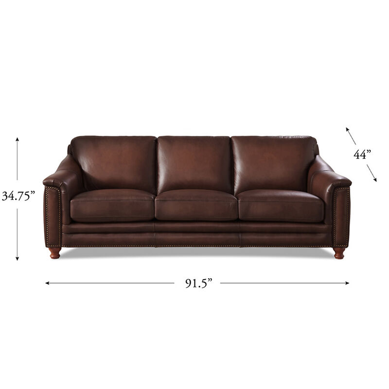 Belfast Top Grain Leather Sofa
