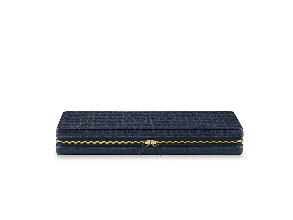 Travel Backgammon Board Blue