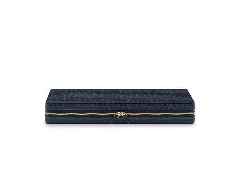 Travel Backgammon Board Blue