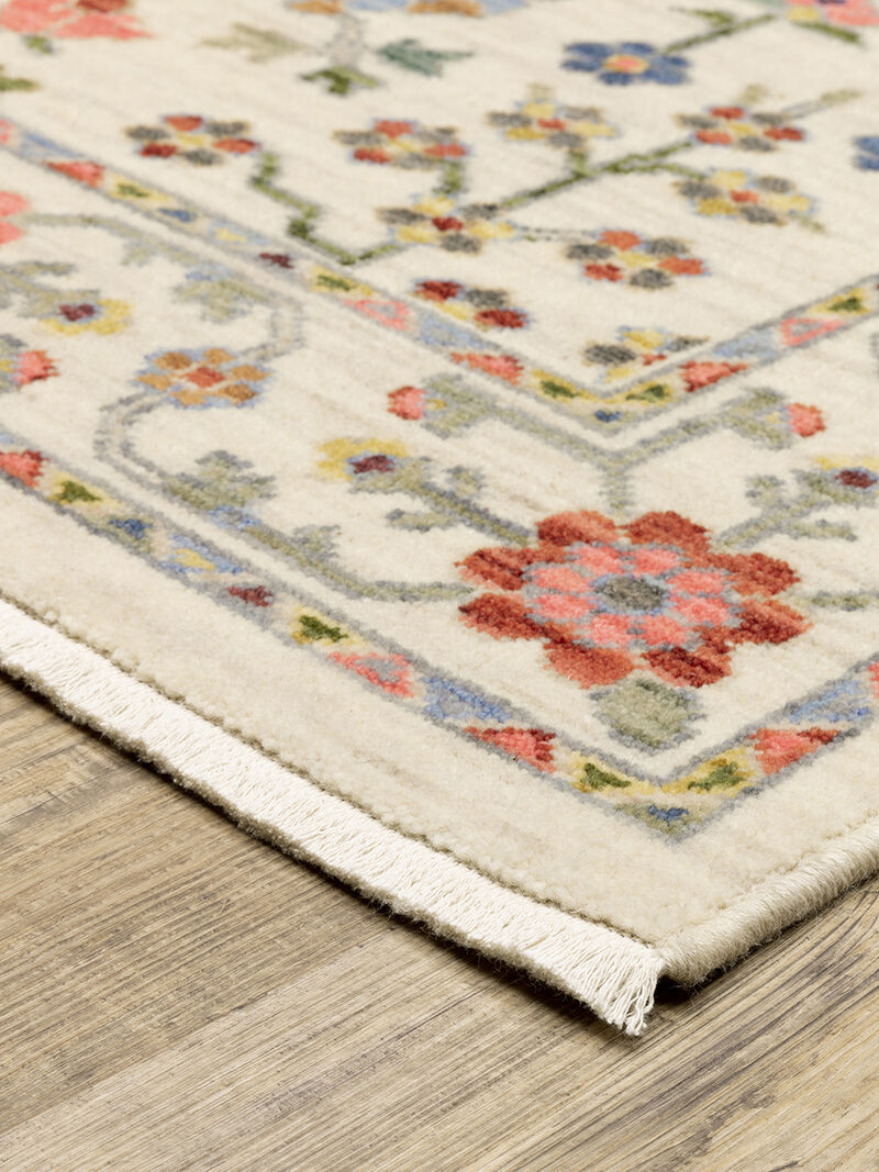 Lucca 3'3" x 5' Ivory Rug