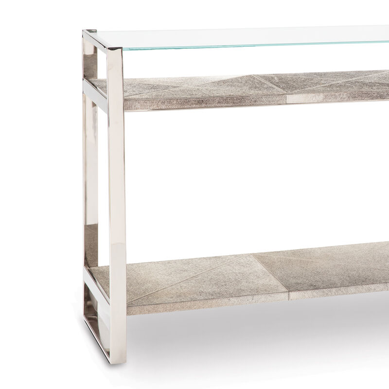 Andres Hair on Hide Console Table