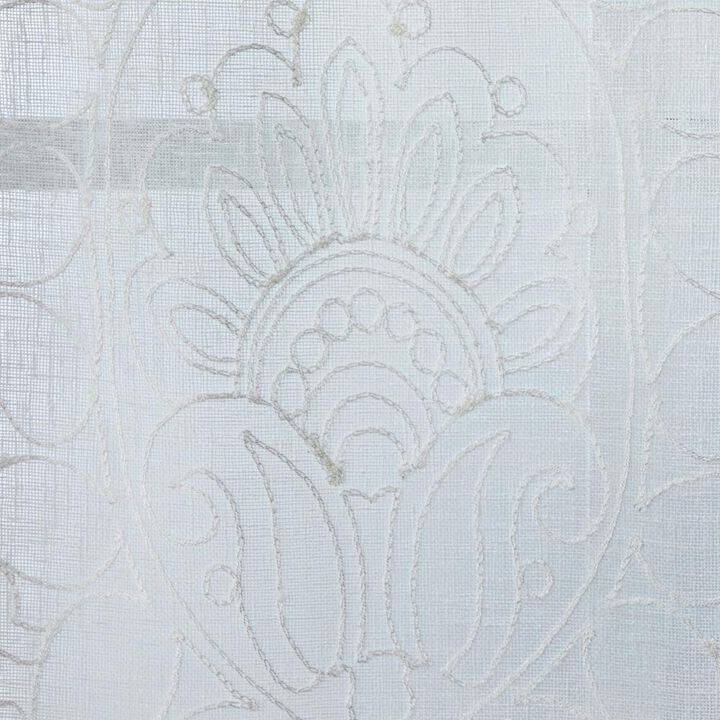 SKL Home By Saturday Knight Ltd Isabella Lace Valance - 56X13", White