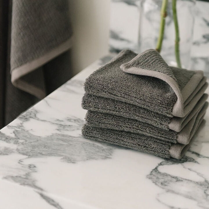 Ribbed Terry Washcloths
