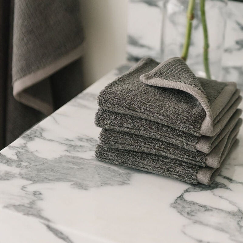 Ribbed Terry Washcloths