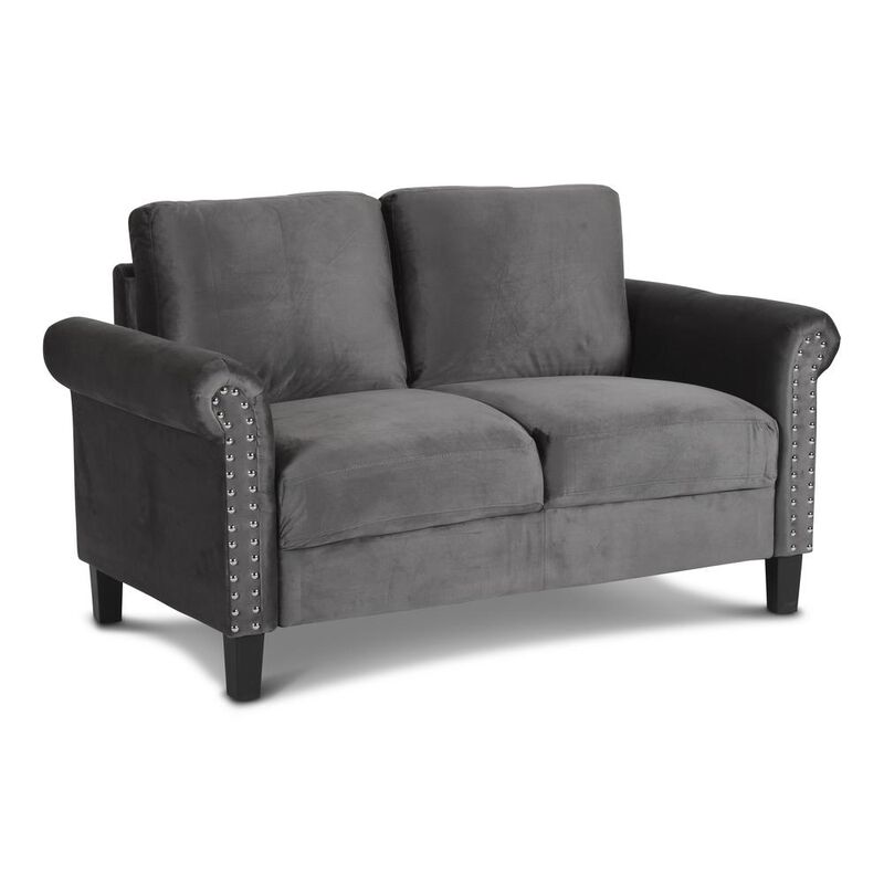 New Classic Furniture Alani Loveseat-Slate Gray