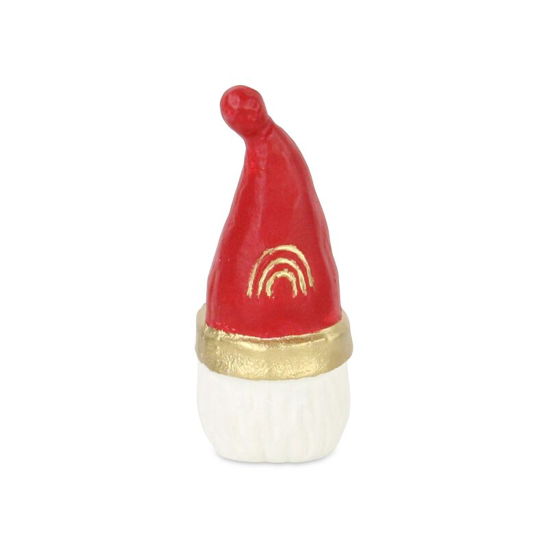 Santa Gnome Cast Iron Table Decor