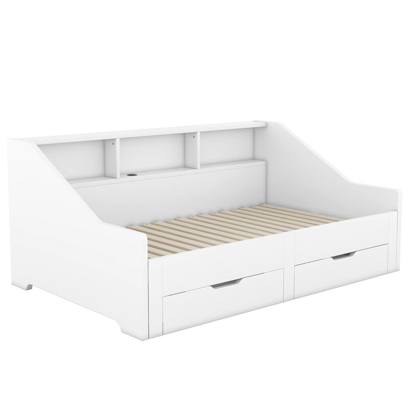 Merax Daybed Bed Frame with Storage