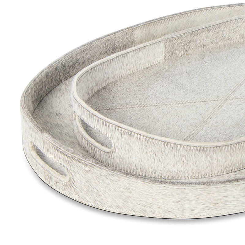 Andres Hair on Hide Tray Set