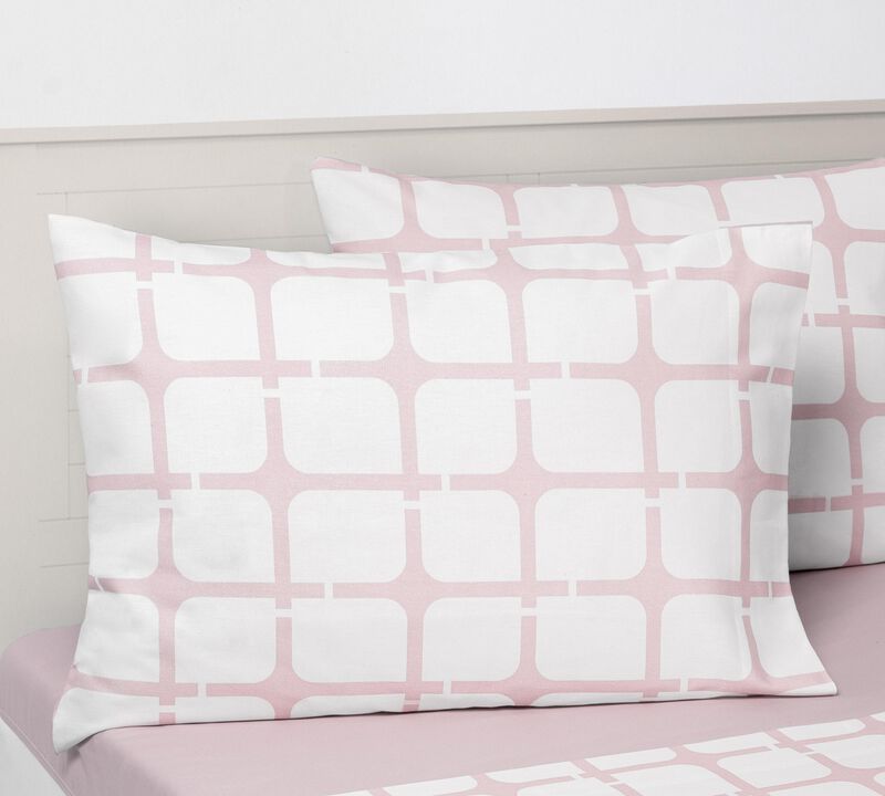 Brooks Brothers Geo Printed Cotton Oxford Pillowcase Pair
