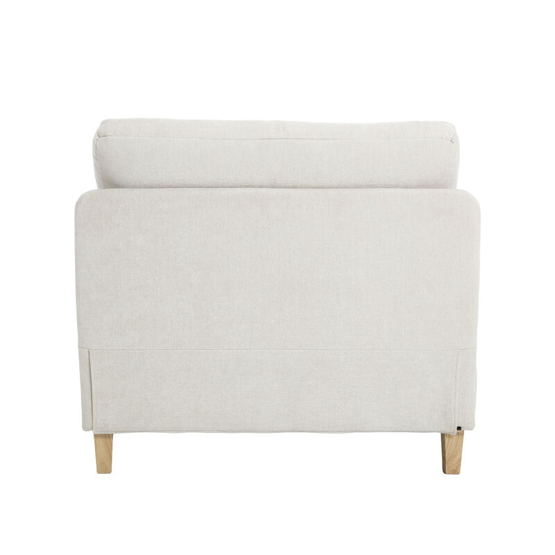 Merax Foldable Chenille Sofa Chair Convertible Futon Sleeper