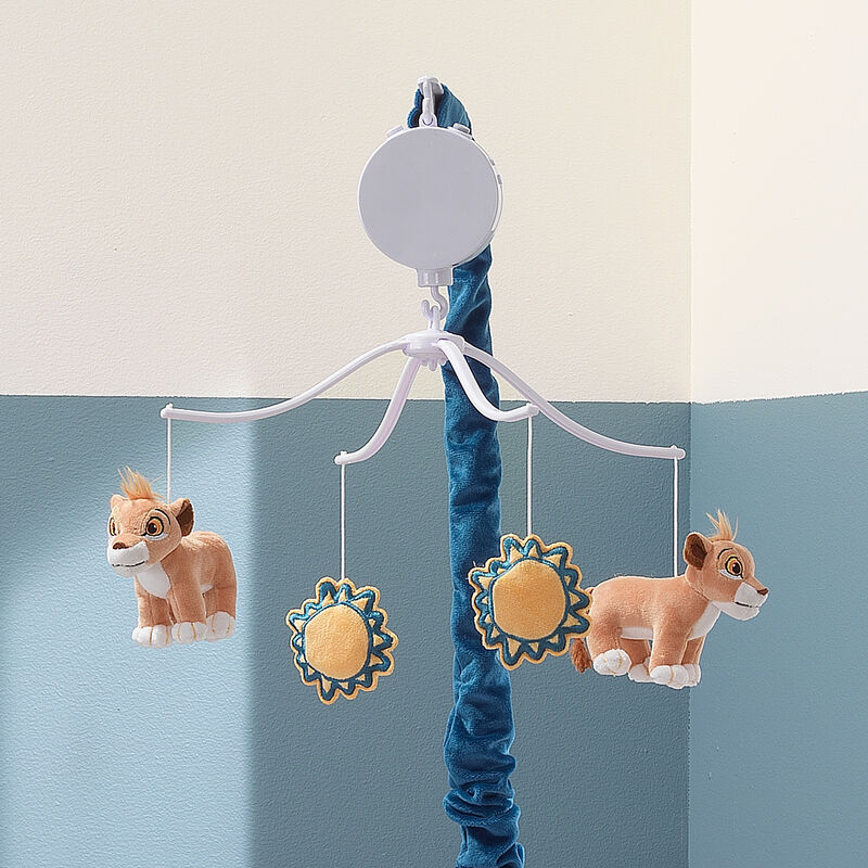 Disney Baby Lion King Adventure Musical Baby Crib Mobile  by  Lambs & Ivy - Blue