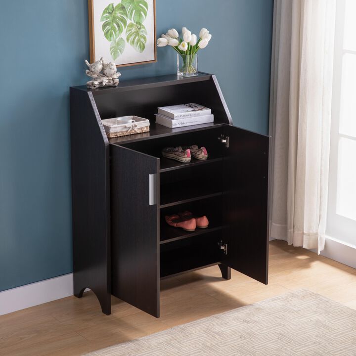 Shoe/Storage Cabinet Red Cocoa