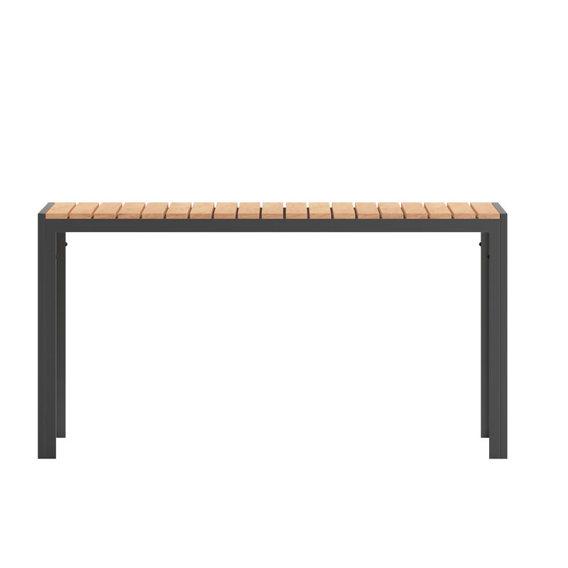 Faux Teak Restaurant Table