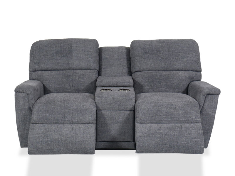 Ava Power Reclining Loveseat with Headrest & Console