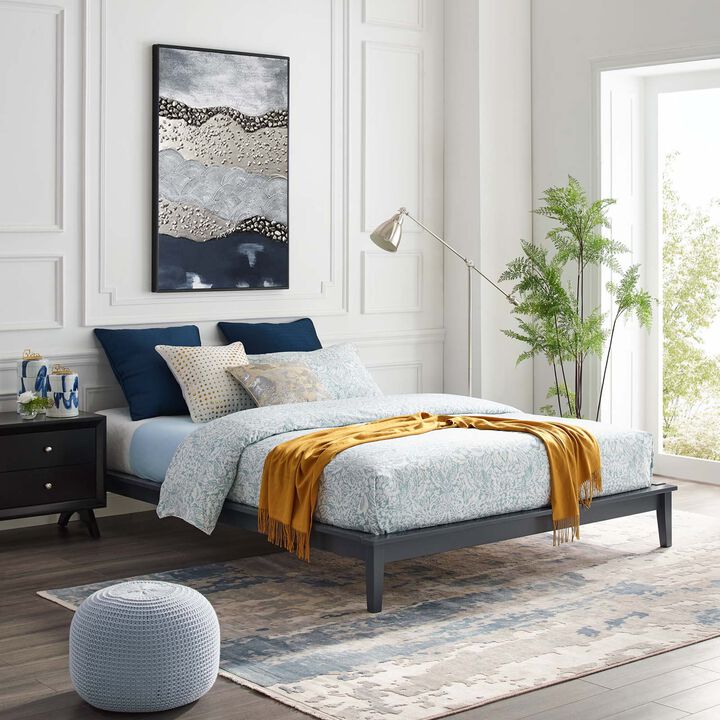 Modway - Lodge Queen Wood Platform Bed Frame