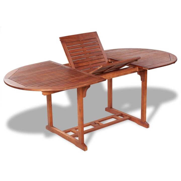 vidaXL Garden Table 78.7"x39.3"x29.1" Solid Acacia Wood