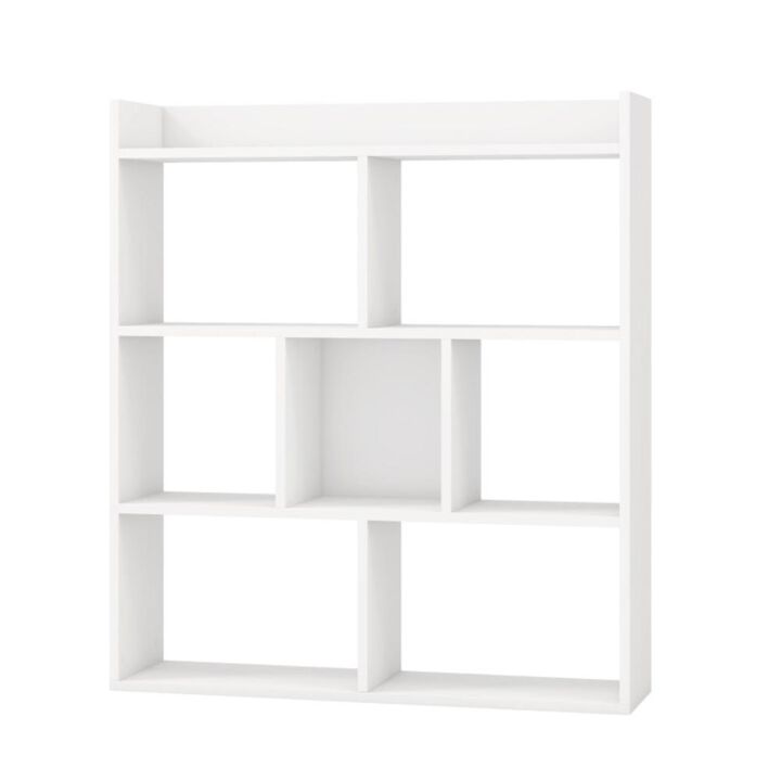 Hivvago 7 Cubes Open-back Bookshelf with Anti-Toppling Devices