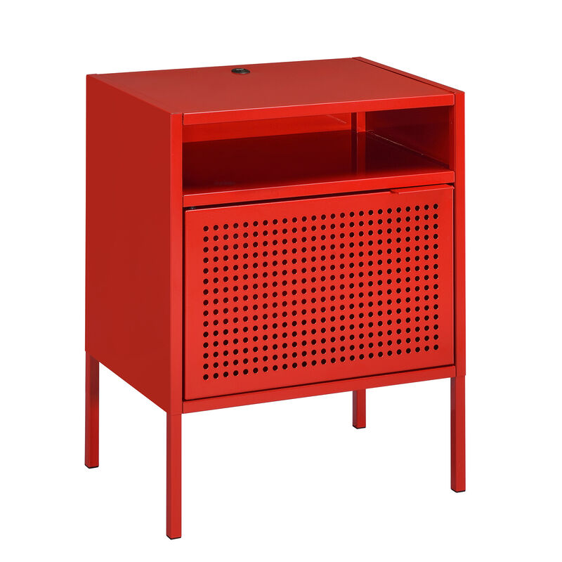 Gemma Nightstand in Red