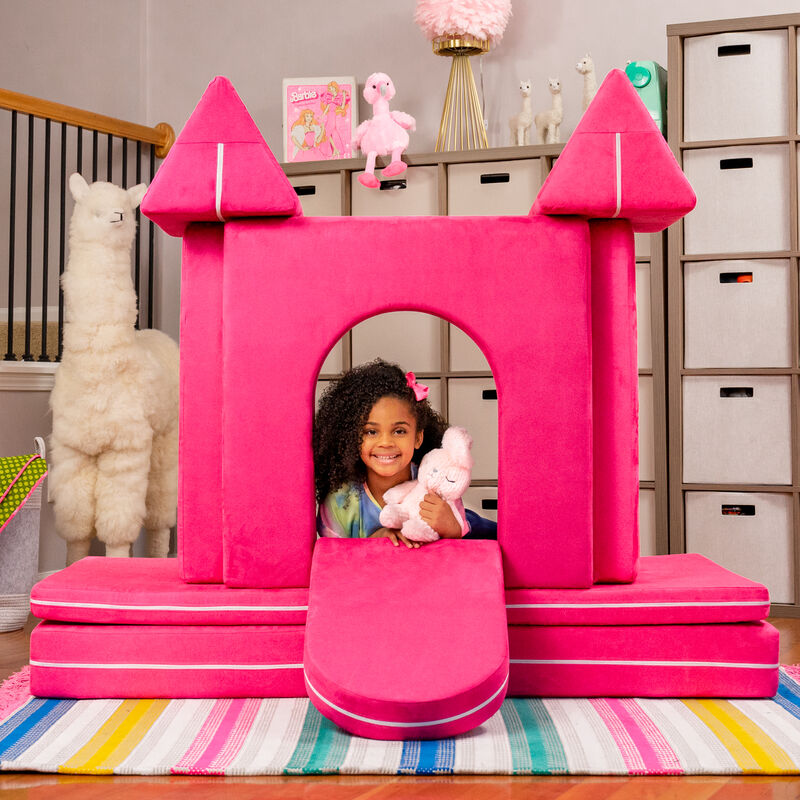 Jaxx Zipline Playscape Castle Gate - Playtime Furniture for Imaginative Kids