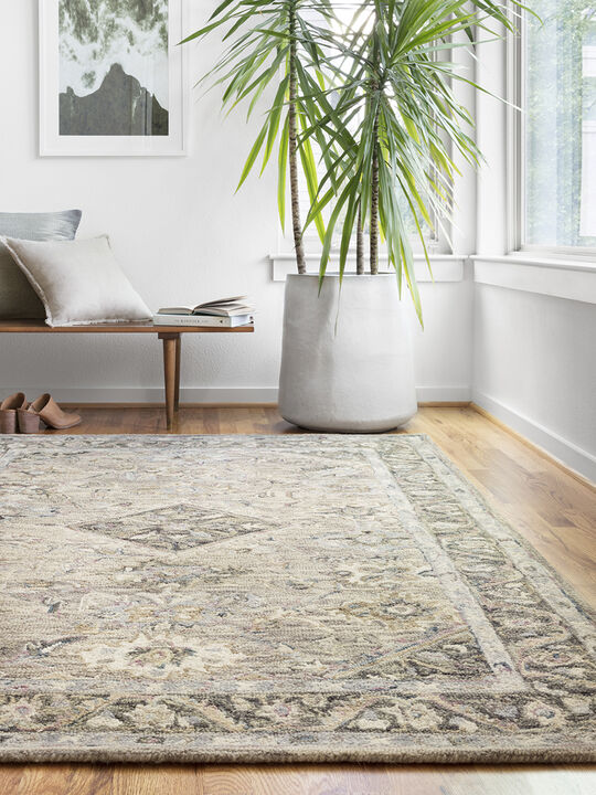Beatty BEA02 Sky/Multi 5' x 7'6" Rug