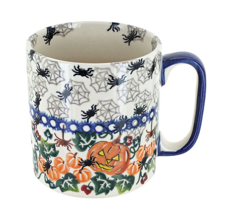 Blue Rose Polish Pottery Garden Tulip Coffee Mug