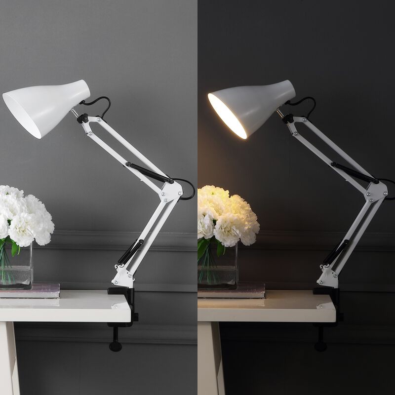 Odile Classic Industrial Adjustable Articulated Clamp On LED Task Lamp