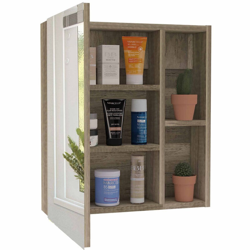 Medicine Cabinet Mirror Clifton, Bathroom, Pine