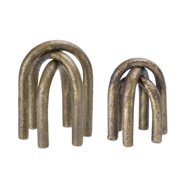 Tabletop Decor Decorative Accents for Home, Office, or Living Room Styling (Set of 2)