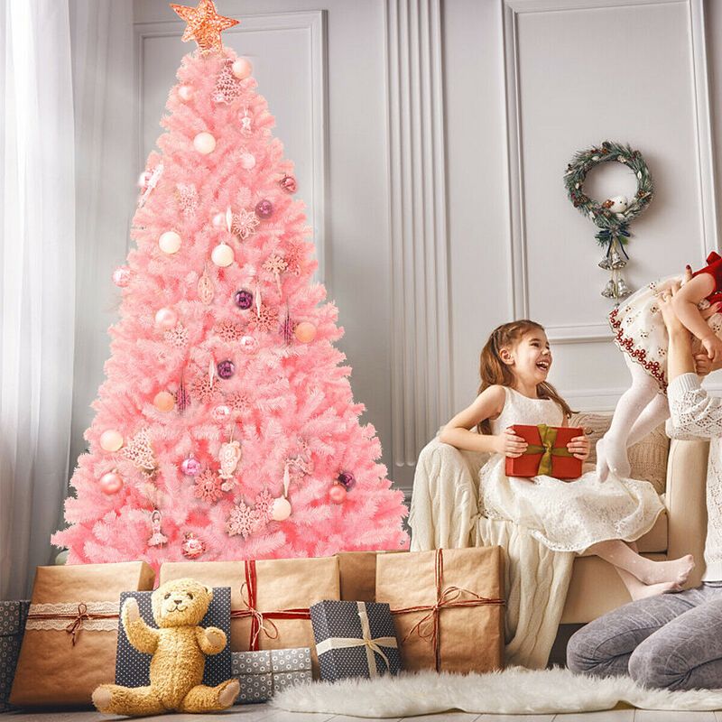 Hinged Artificial Christmas Tree Full Fir Tree for Lush Holiday Decor and Easy Setup
