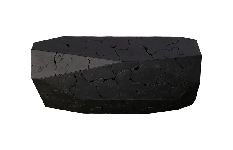 Prism Black Console Table