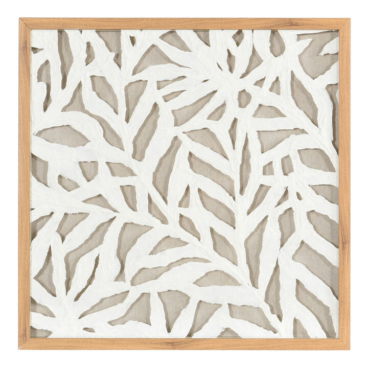 Palm Leaf Shadow Box I