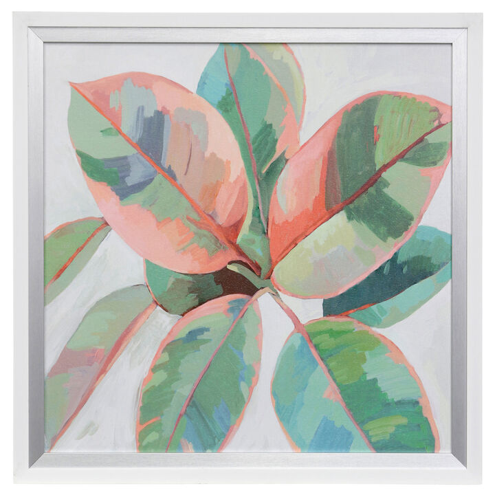 Pastel Plant II Framed Print