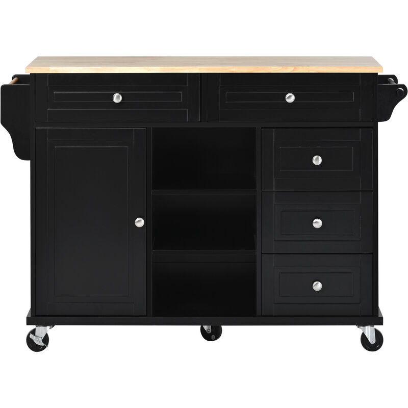Merax Rolling Mobile Kitchen Island
