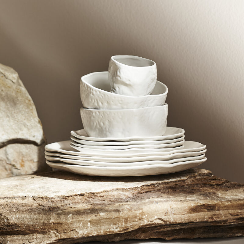 Stone by Mercer Project ATIK Stoneware 32 Piece Dinnerware Set