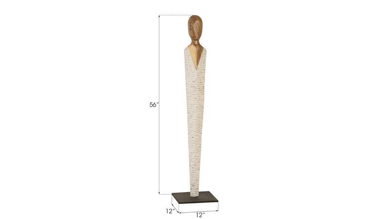 Vested Female Small Sculpture