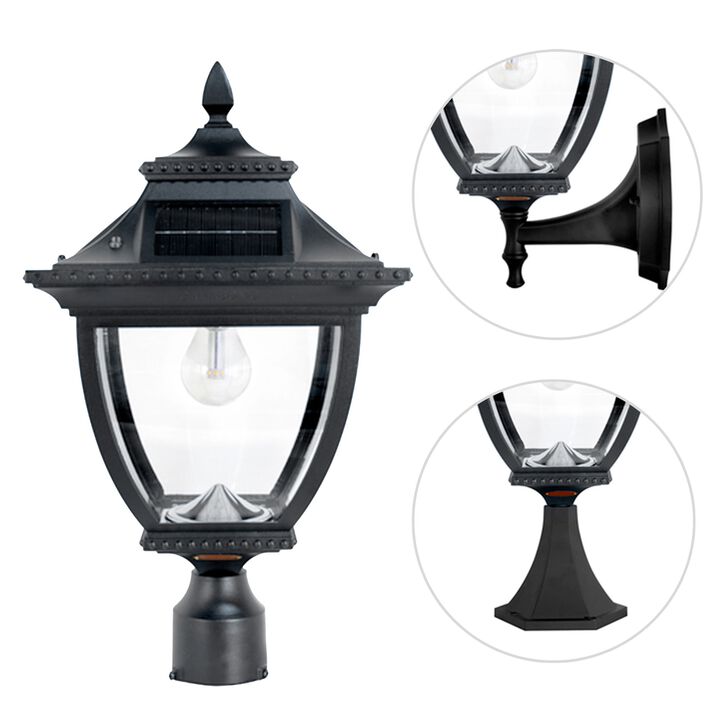 Pagoda Bulb Solar Lamp - Wall/Pier/3" Fitter Mount