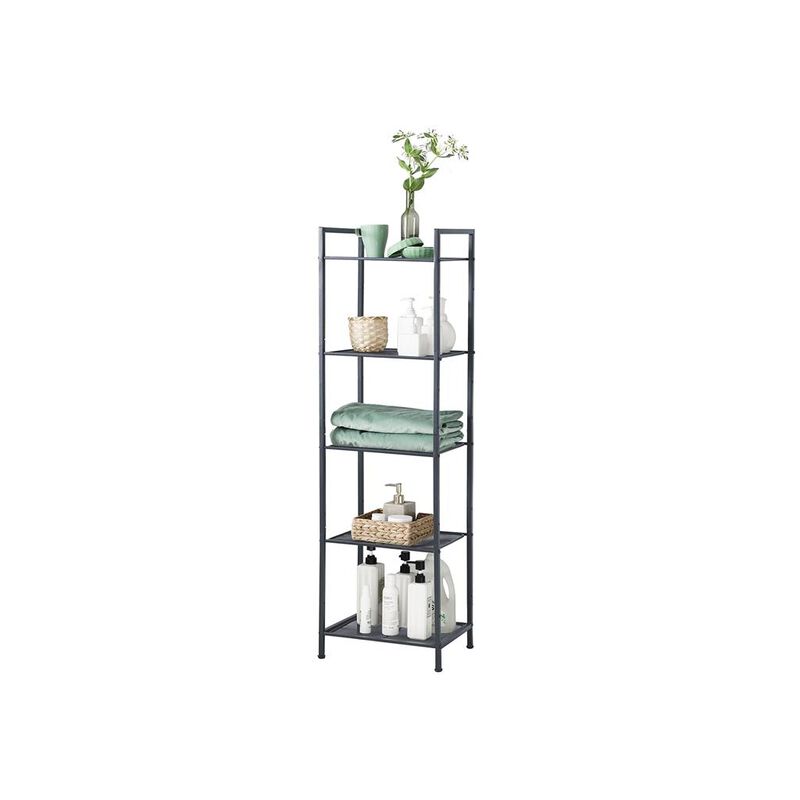 5-Tier Bathroom Shelf – Extendable Plant Stand with Adjustable Shelves