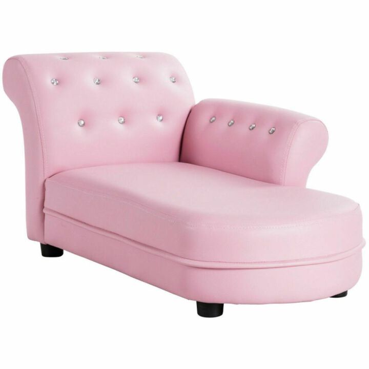 Hivvago Armrest Relax Chaise Lounge Kids Sofa